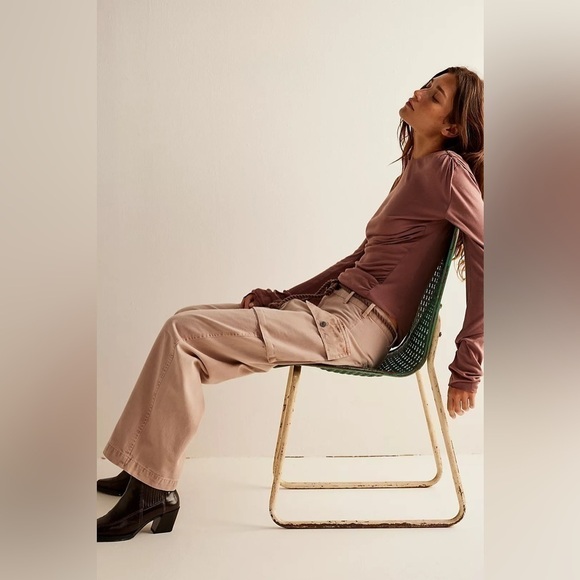 FREE PEOPLE We The Free Mending Heart Barrel Pants - Picture 7 of 12